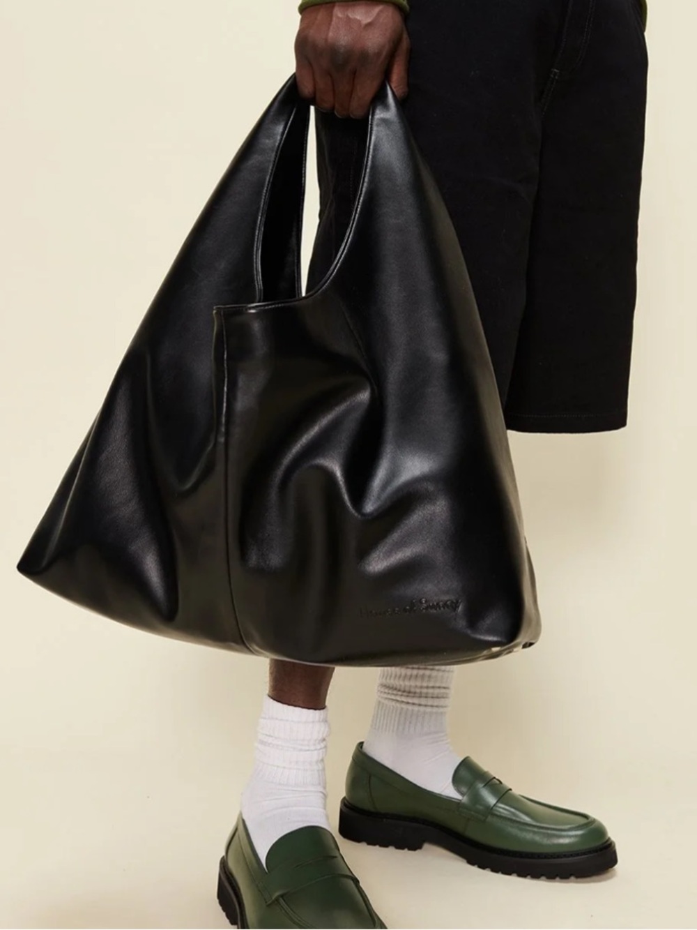 House of Sunny Noir Slouch Hobo Bag - Black